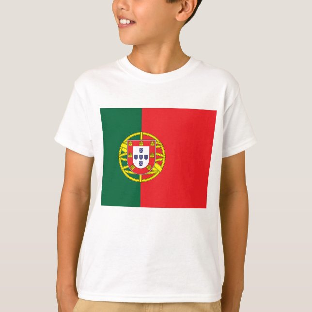 Flagge Portugals T-Shirt (Vorderseite)