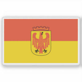 Flagge Potsdams, Deutschland Aufkleber