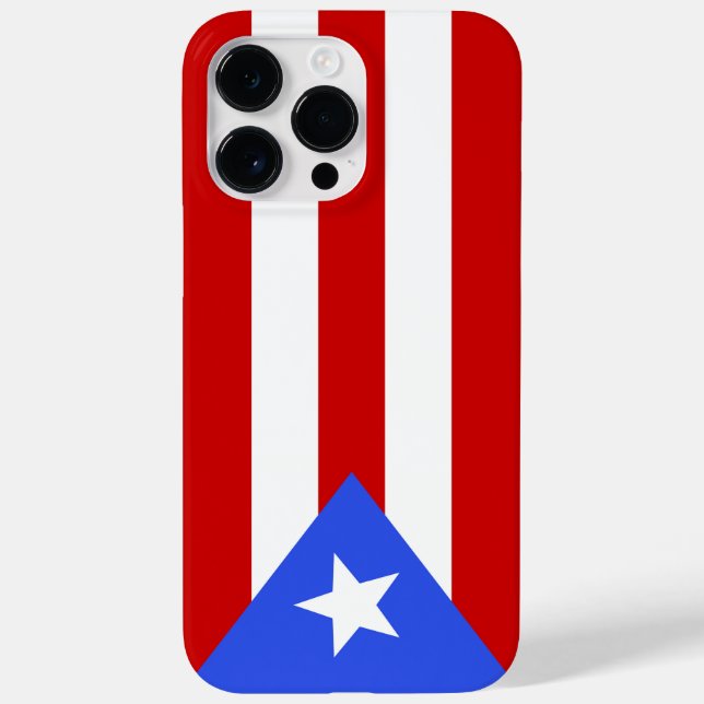 Flagge Puerto Rico Case-Mate iPhone 14 Pro Max Hülle (Rückseite)