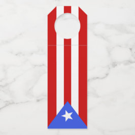 Flagge Puerto Rico Flaschenanhänger