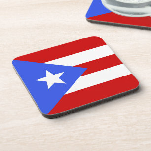 Flagge Puerto Rico Getränkeuntersetzer