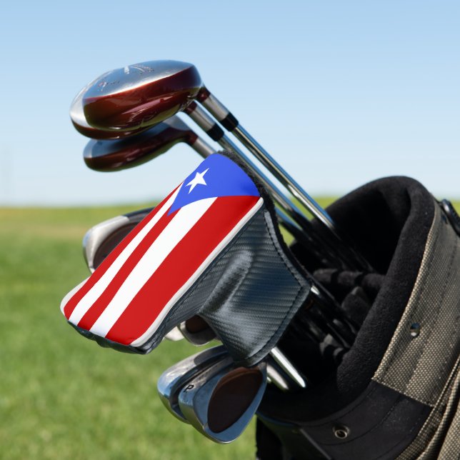 Flagge Puerto Rico Golf Headcover (In Situ)