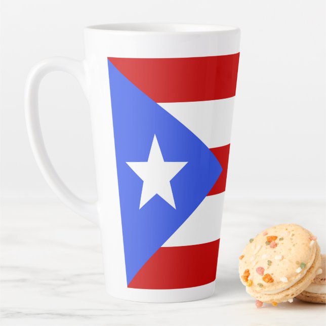 Flagge Puerto Rico Milchtasse (Beispiel)