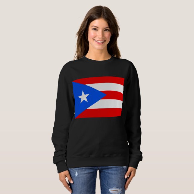 Flagge Puerto Rico Sweatshirt (Vorne ganz)