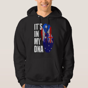 Flagge Puerto Rico und australische Mix-DNA Hoodie