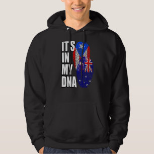 Flagge Puerto Rico und australische Mix-DNA Hoodie