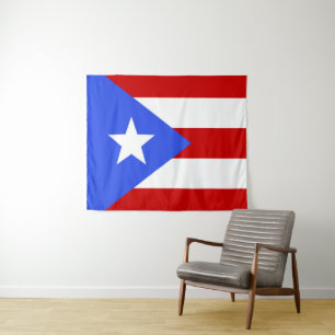 Flagge Puerto Rico Wandteppich