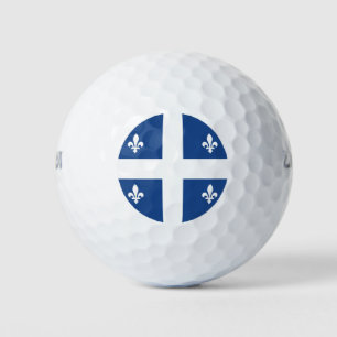 Flagge Québec, Kanada Golfball