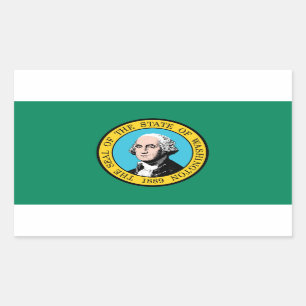 Flagge Rechteckiger Aufkleber