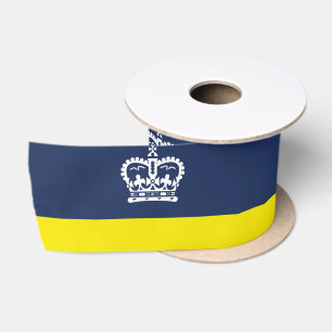 Flagge Regina, Saskatchewan Satin Ribbon Satinband