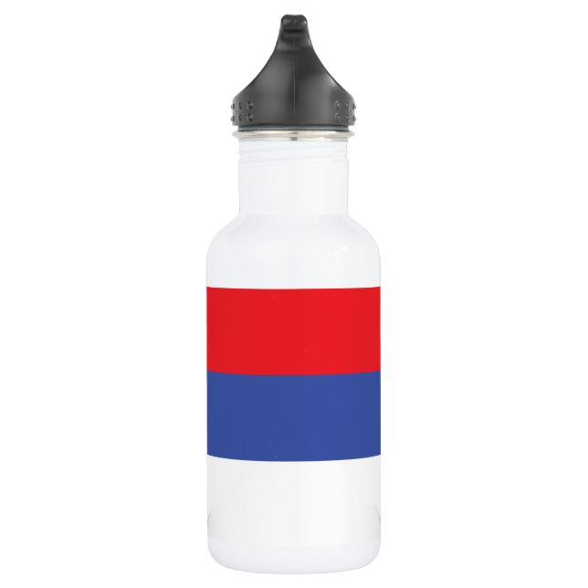 Flagge Republika Srpska Edelstahlflasche (Rechts)