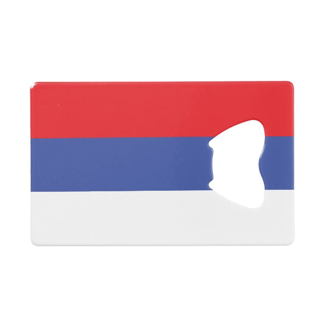 Flagge Republika Srpska Geldbeutel Flaschenöffner (Vorderseite (Horizontal))