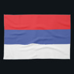 Flagge Republika Srpska Geschirrtuch<br><div class="desc">Patriotische Flagge der Republika Srpska.</div>