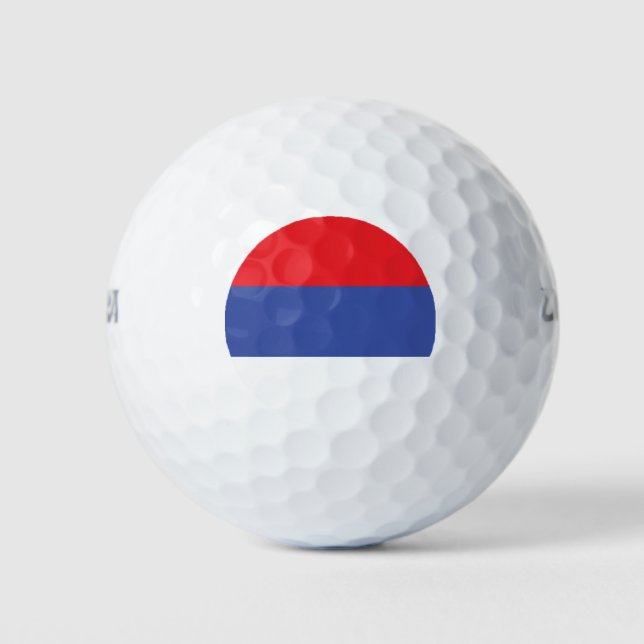 Flagge Republika Srpska Golfball (Vorderseite)