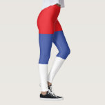 Flagge Republika Srpska Leggings<br><div class="desc">Patriotische Flagge der Republika Srpska.</div>