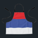 Flagge Republika Srpska Schürze<br><div class="desc">Patriotische Flagge der Republika Srpska.</div>