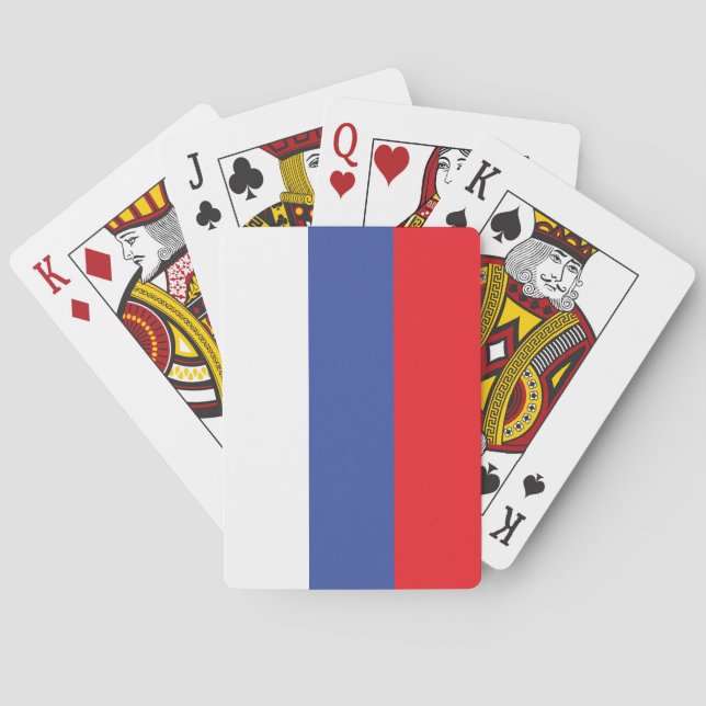 Flagge Republika Srpska Spielkarten (Rückseite)