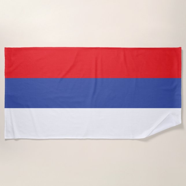Flagge Republika Srpska Strandtuch (Vorderseite)