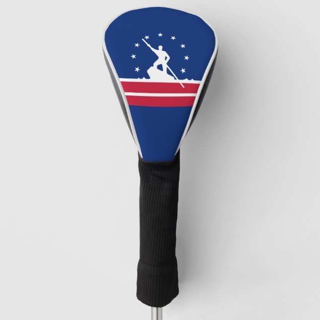 Flagge Richmond, Virginia Golf Head Cover Golf Headcover (Vorderseite)