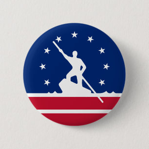 Flagge Richmond, Virginia Pinback Button