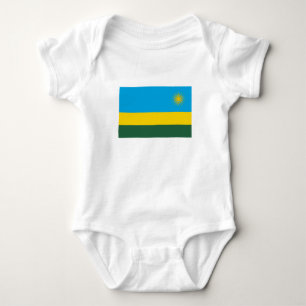 Flagge Ruandas Baby Strampler