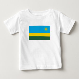 Flagge Ruandas Baby T-shirt