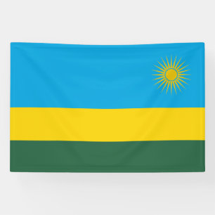 Flagge Ruandas Banner