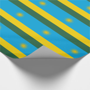 Flagge Ruandas Geschenkpapier