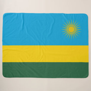 Flagge Ruandas (Ruanda) (afrikanisches Land) Sherpadecke