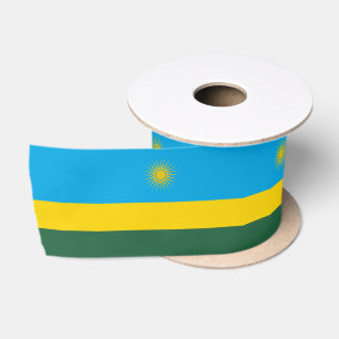 Flagge Ruandas Satinband