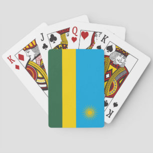 Flagge Ruandas Spielkarten