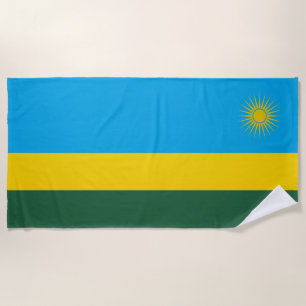 Flagge Ruandas Strandtuch