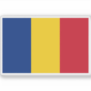 Flagge Rumäniens Aufkleber