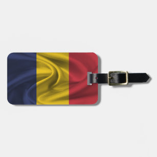 Flagge Rumäniens Gepäckanhänger