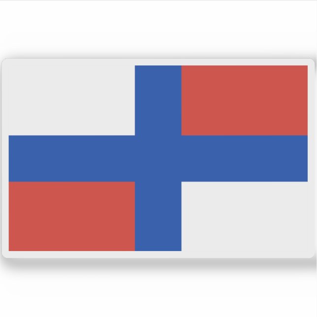 Flagge Russlands (1668-1693) Aufkleber (Vorderseite)