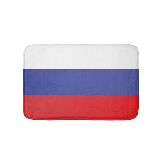 Flagge Russlands Badematte (Vorderseite)