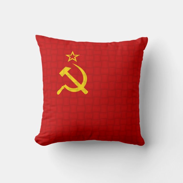 Flagge Russlands die Sowjetunion Kissen (Vorderseite)