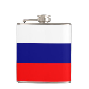 Flagge Russlands Flachmann