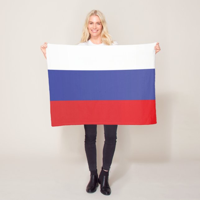 Flagge Russlands Fleecedecke (Beispiel)