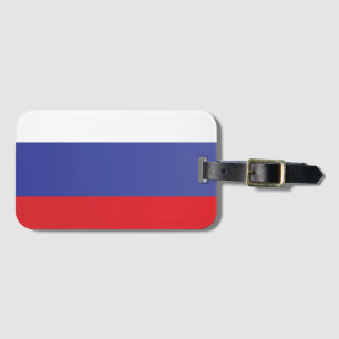 Flagge Russlands Gepäckanhänger