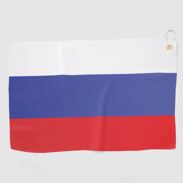 Flagge Russlands Golfhandtuch (Horizontal)