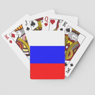 Flagge Russlands Kartenspielen Spielkarten