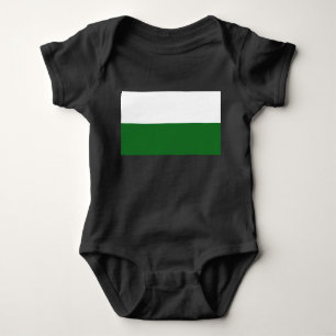 Flagge Sachsens (deutscher Staat) Baby Strampler