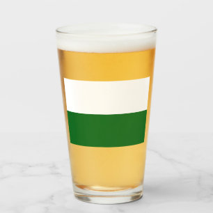 Flagge Sachsens (deutscher Staat) Glas