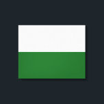 Flagge Sachsens (deutscher Staat) Leinwanddruck<br><div class="desc">Dieses Design ist geprägt von der sächsischen Flagge,  einem Binnenland-Staat Deutschlands. Sachsen grenzt an die deutschen Staaten Brandenburg,  Sachsen-Anhalt,  Thüringen und Bayern sowie an die Länder Polen und Tschechien. Die Hauptstadt Sachsen ist Dresden,  während die größte Stadt Leipzig ist.</div>