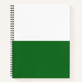Flagge Sachsens (deutscher Staat) Notizbuch