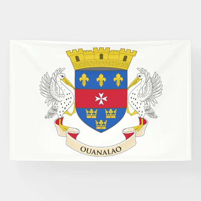 Flagge Saint Barthélemy Banner (Horizontal)
