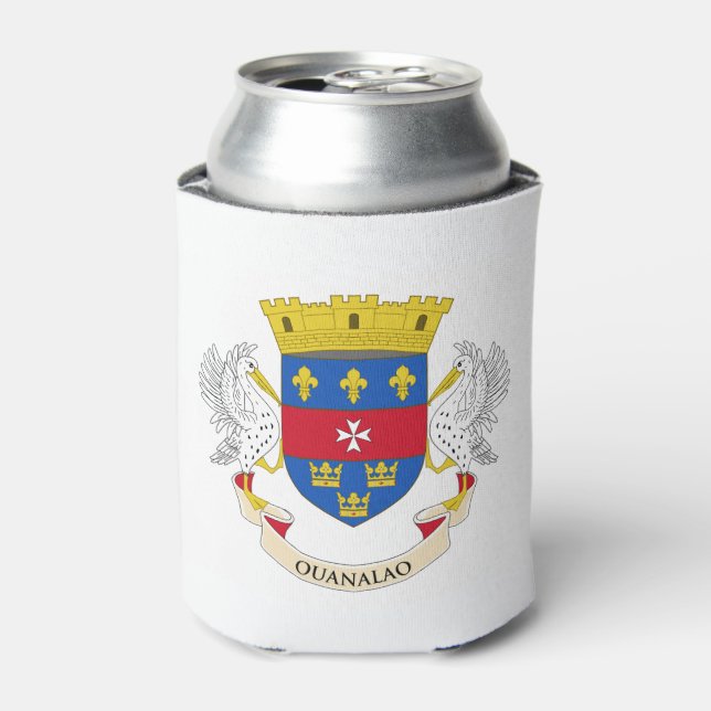 Flagge Saint Barthélemy Dosenkühler (Kanne Vorderseite)