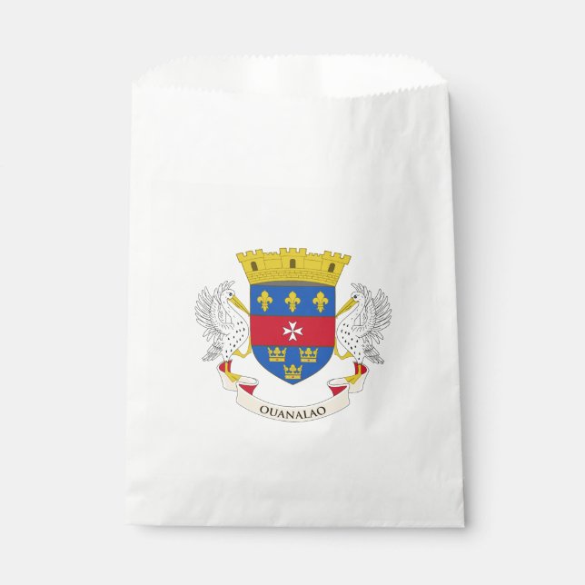 Flagge Saint Barthélemy Geschenktütchen (Vorderseite)