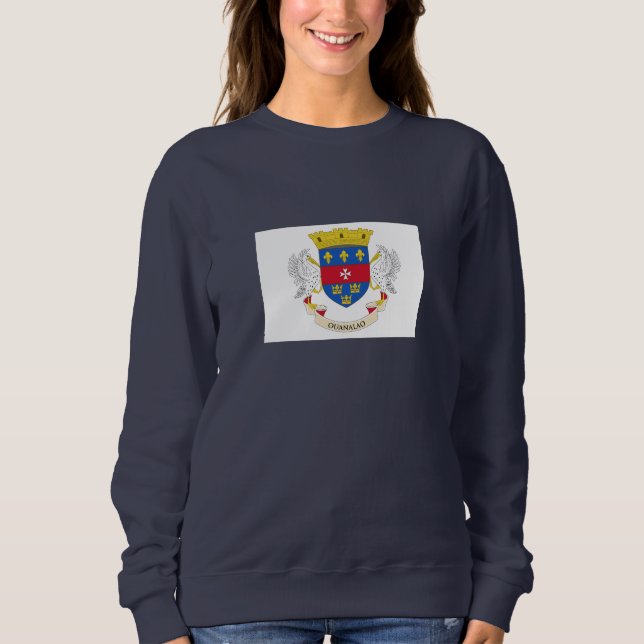 Flagge Saint Barthélemy Sweatshirt (Vorderseite)